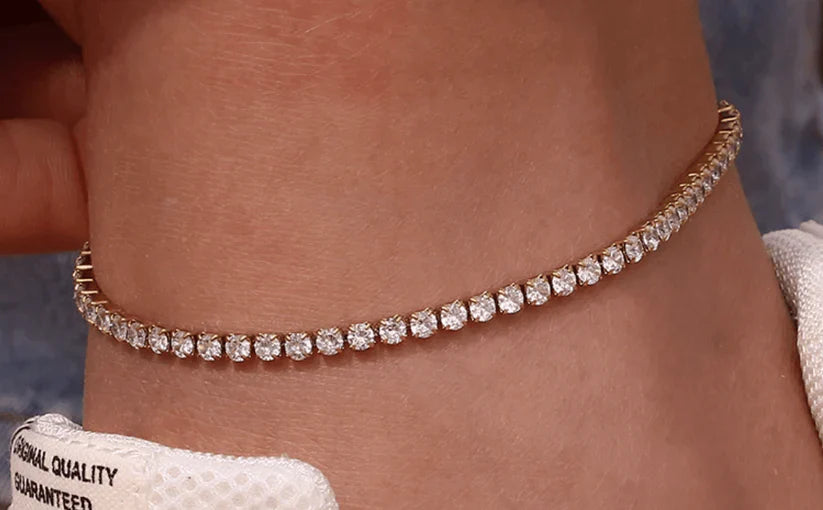 Tennis Diamond Anklet