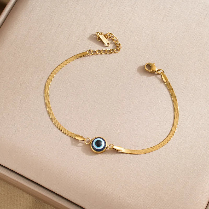Evil Eye Gold Bracelet