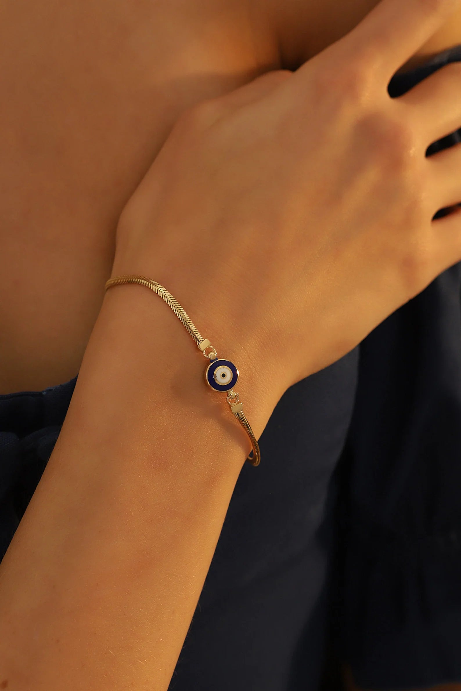 Evil Eye Gold Bracelet