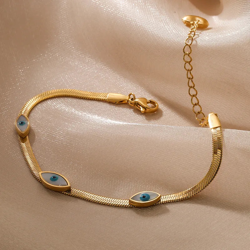 Gold Evil Eye Bracelet