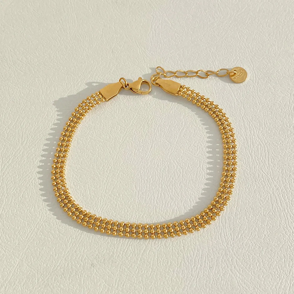 Golden Mesh Bracelet