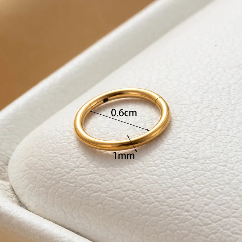 Tiny 1 mm hoops
