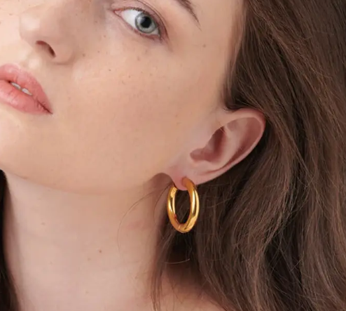 Luxe Bold Gold Huggie Hoops