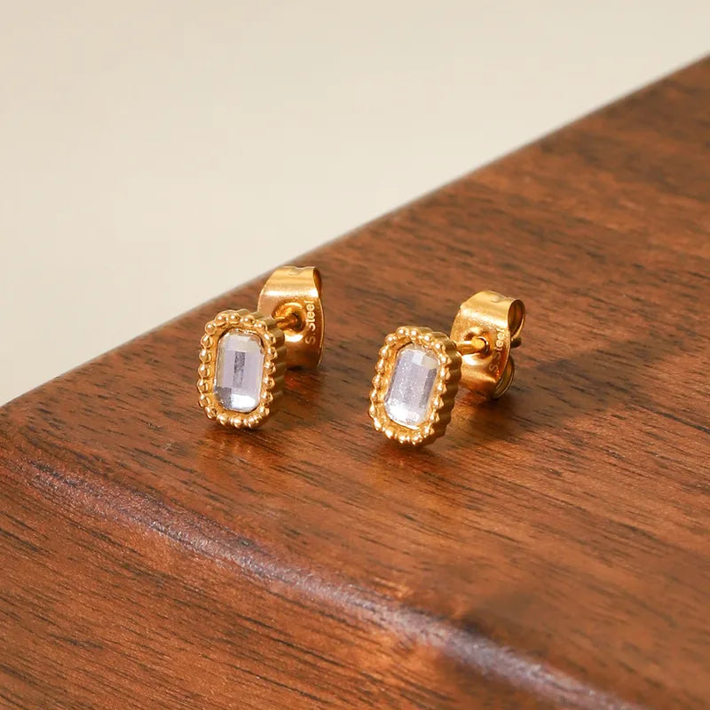 Radiant Gold Studs