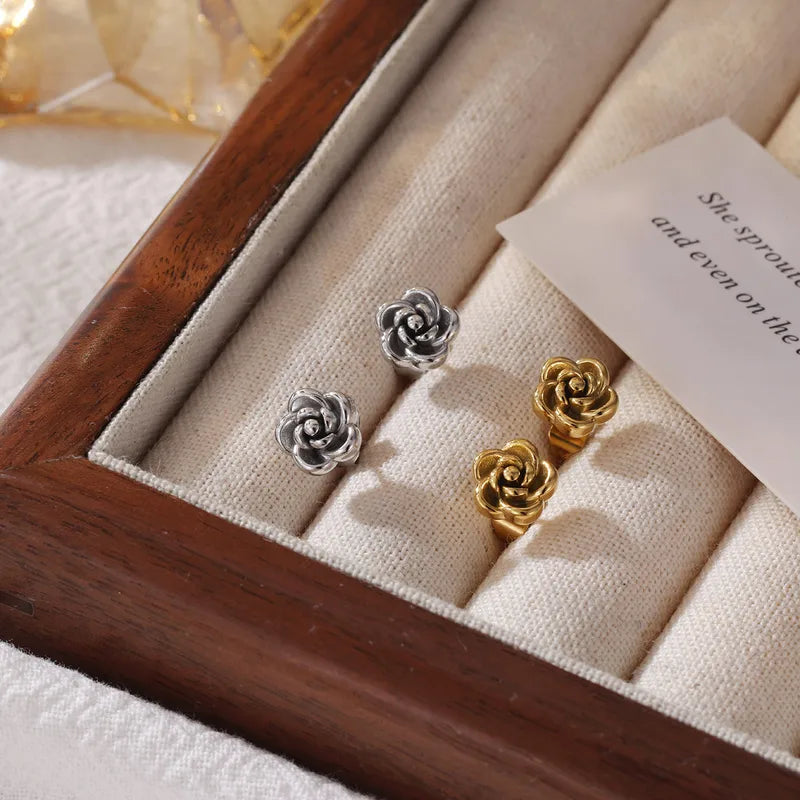 Golden Bloom Studs