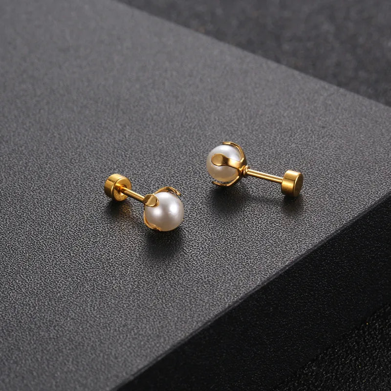 Classic Pearl Studs