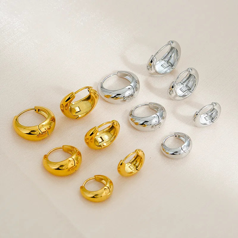 Petite Gold Huggies