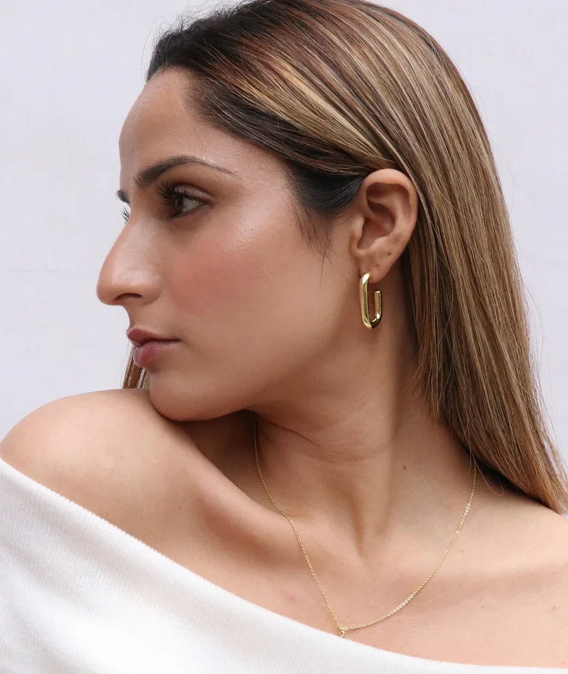 Capsule Gold Earrings