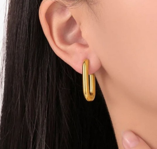 Capsule Gold Earrings