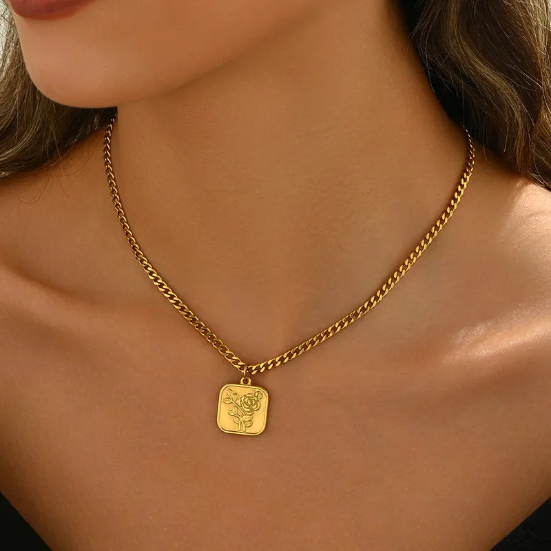 Timeless Bloom Pendant Necklace