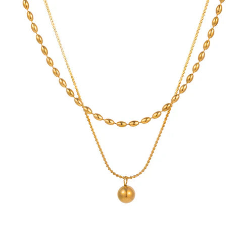 Gold Layered Chain Necklace