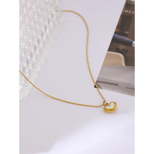 Golden Love Heart Pendant