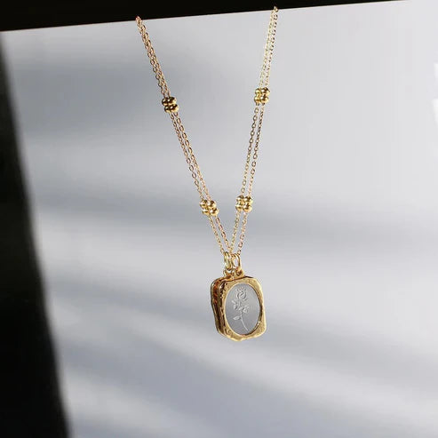 Rose Medallion Pendant
