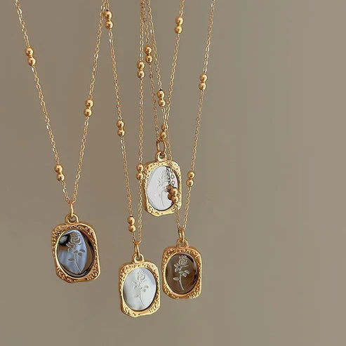Rose Medallion Pendant