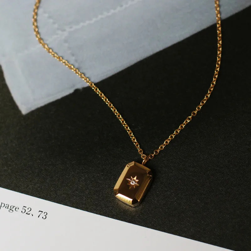 Celestial Gold Star Pendant