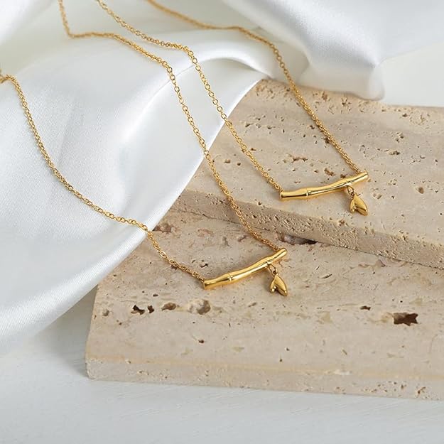 Bamboo Leaf Necklace