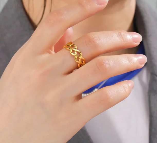 Braided Adjustable Ring
