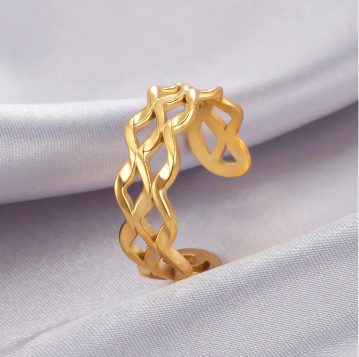 Braided Adjustable Ring