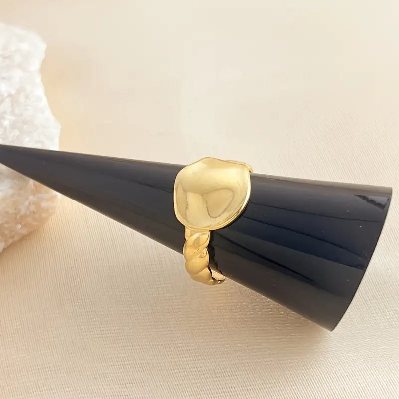 Golden Sheath Adjustable Ring