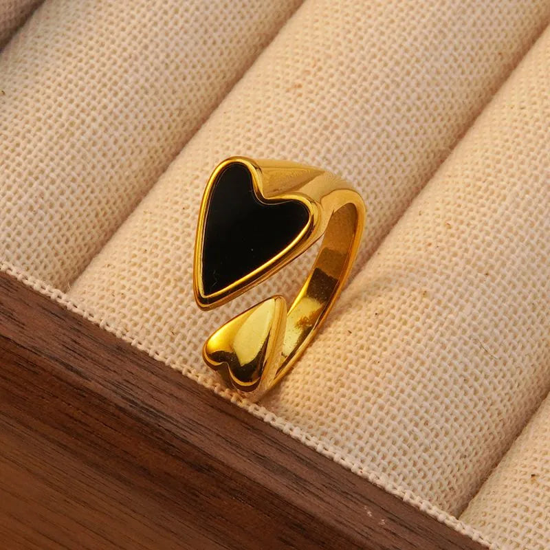 Black Heart Ring