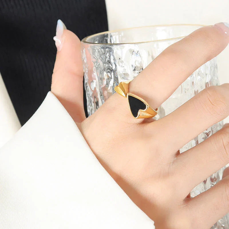 Black Heart Ring