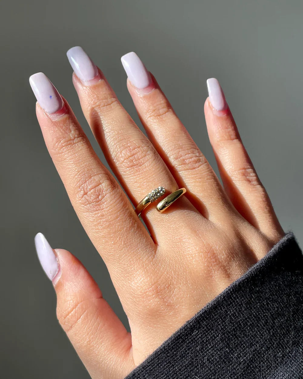 Twinkle Open Adjustable Gold Ring