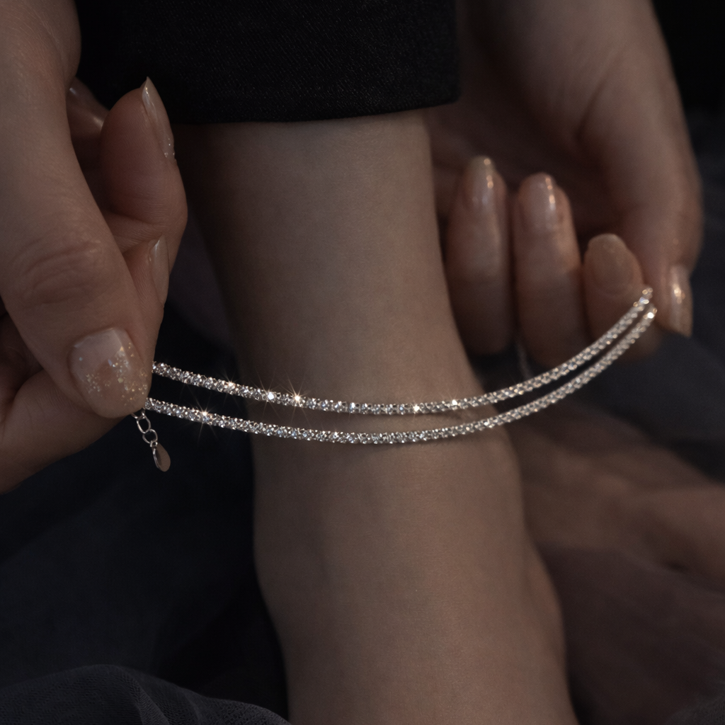 Your Shimmer Anklet (2 Peices)