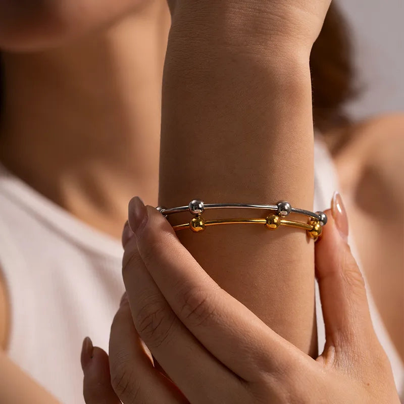 Golden Orb Bangle