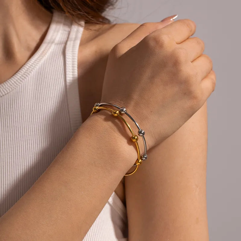 Golden Orb Bangle