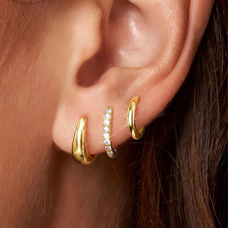 Aurora Hoops Set (3 Pairs)