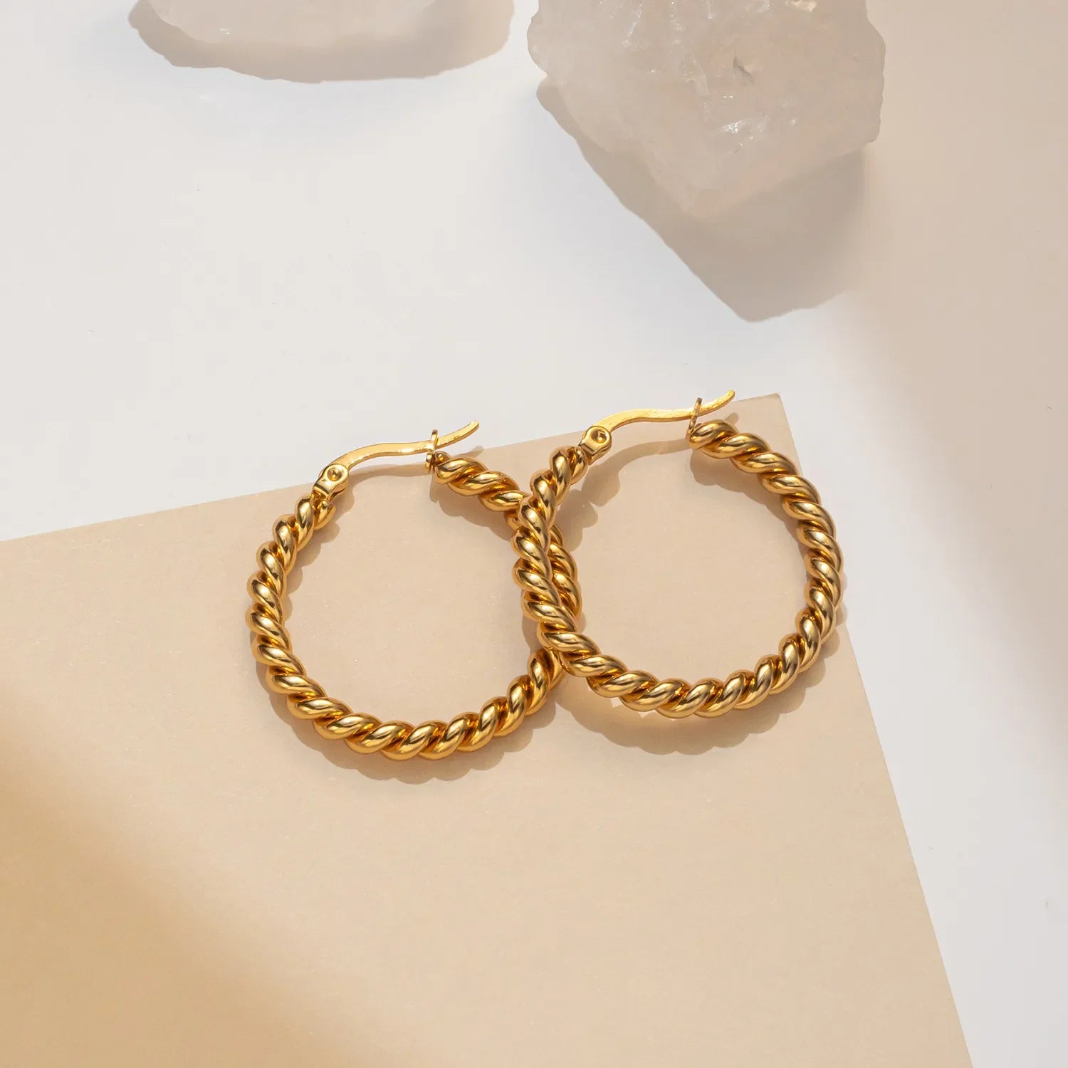 Rope Hoop Earrings