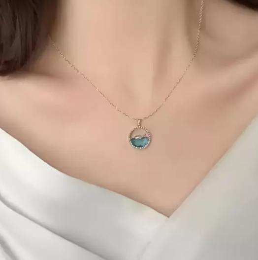 Whale Crystal Pendant