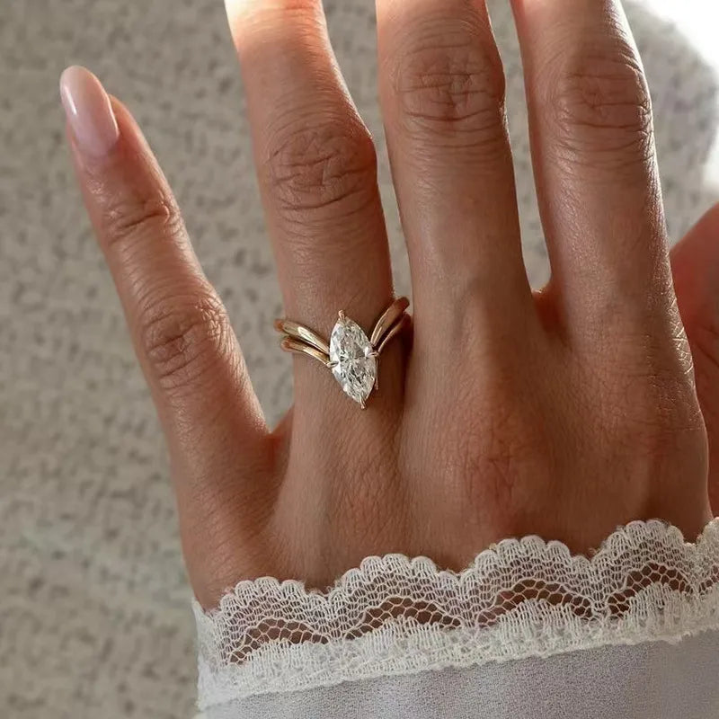 Lumiere Marquise Ring