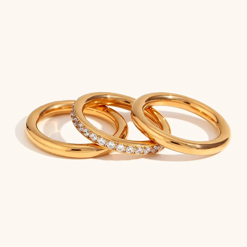 Aurelia Stacked Brilliance Ring Combo