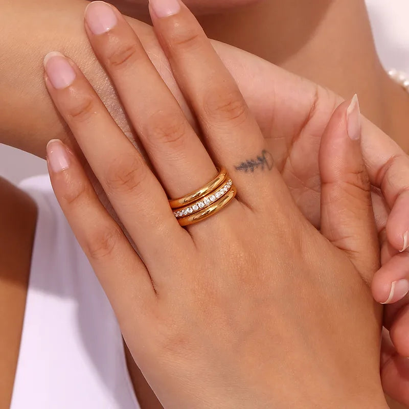 Aurelia Stacked Brilliance Ring Combo